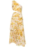 ZIMMERMANN Golden asymmetric maxi dress - Yellow