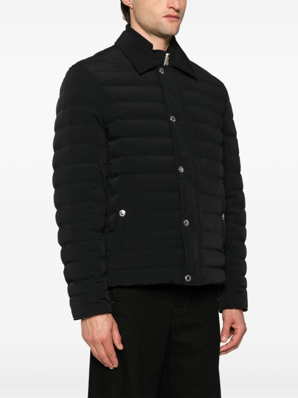 Brunello Cucinelli spread-collar down jacket Men