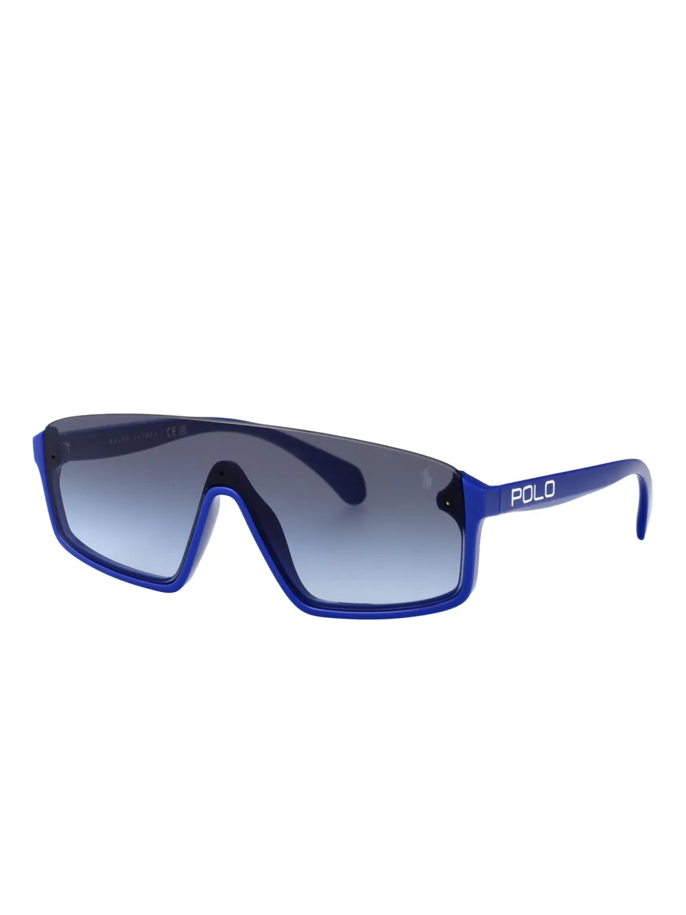 Polo Ralph Lauren Zonnebril met schild montuur Blauw