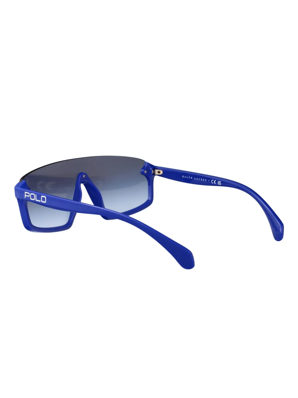 Polo Ralph Lauren Zonnebril met schild montuur Blauw