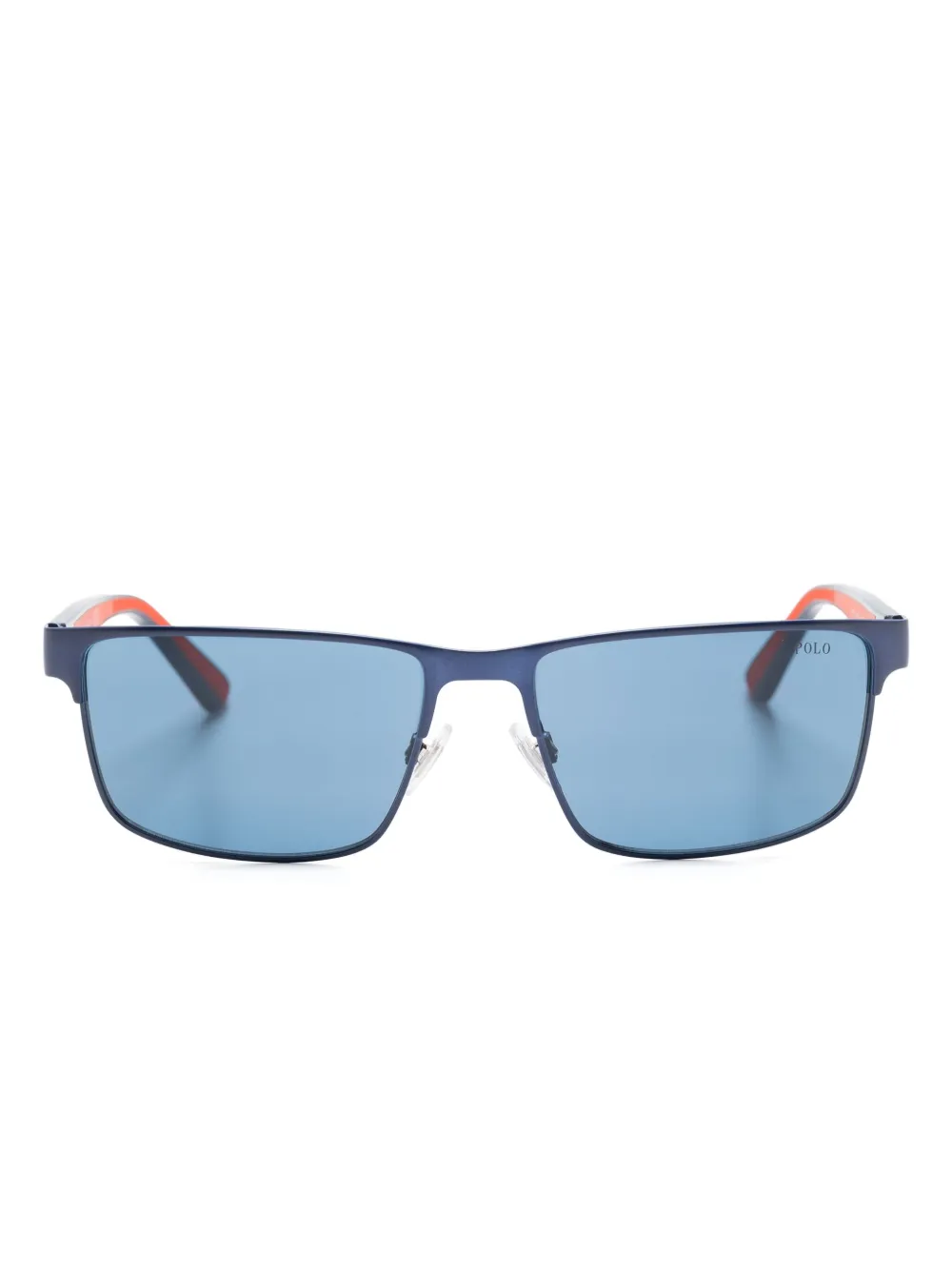 Polo Ralph Lauren Zonnebril met rechthoekig montuur Blauw