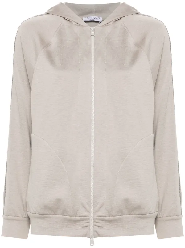 Brunello Cucinelli モニーレ フーデッドジャケット | グレー