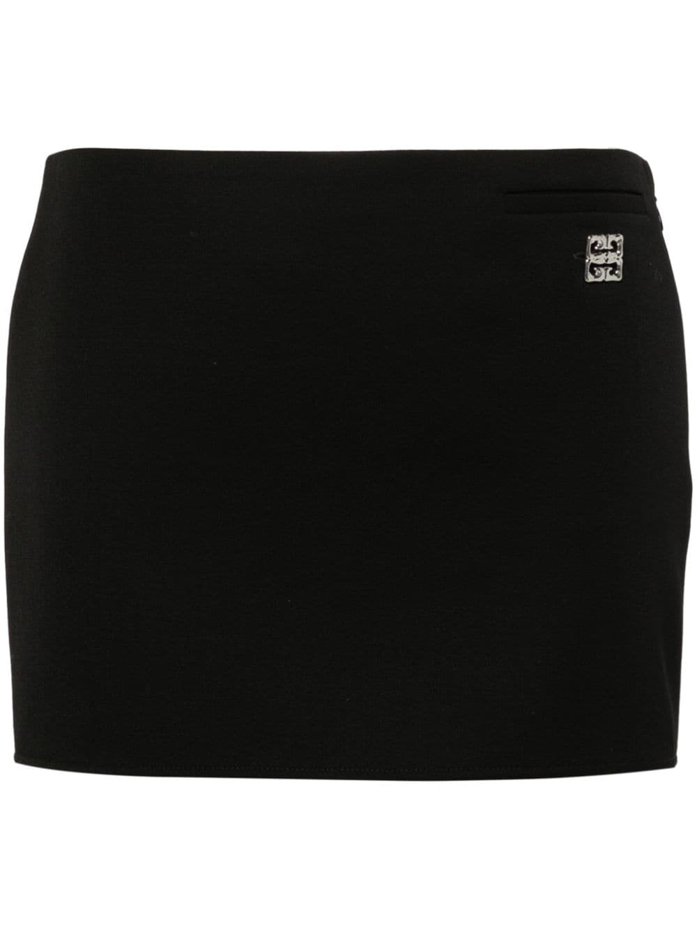 Givenchy 4G-plaque wool miniskirt Women