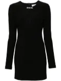 Blumarine cut-out jersey mini dress - Black