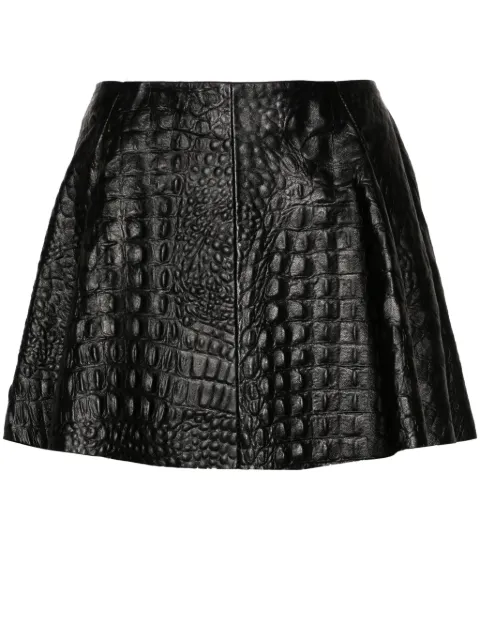 Blumarine pleated mini skirt 