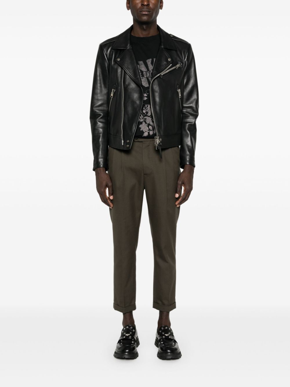 AllSaints Tallis tapered trousers - Groen