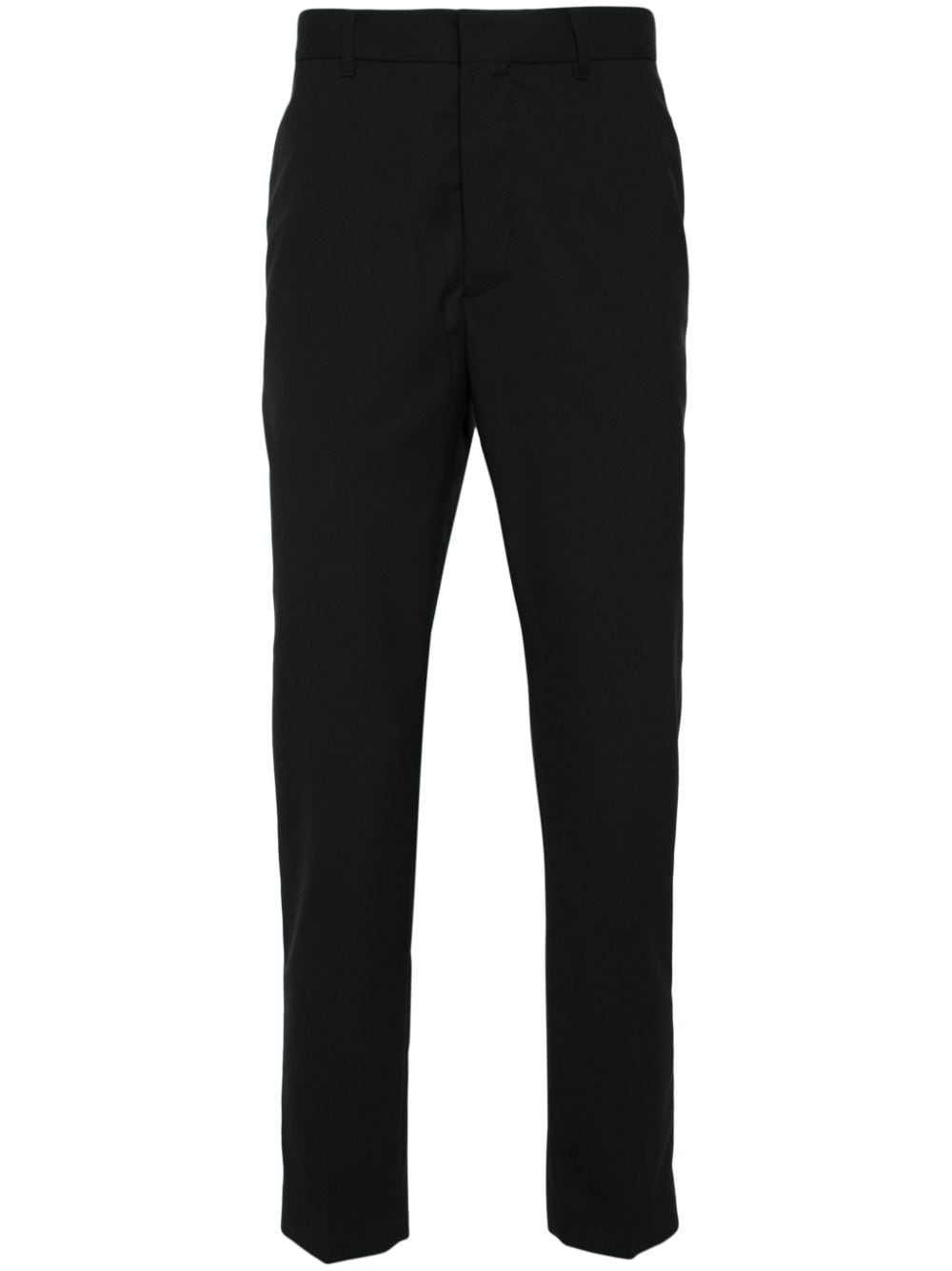 mid-rise tailored trousers