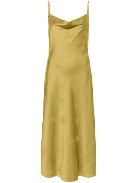 AllSaints Hadley patterned-jacquard midi dress