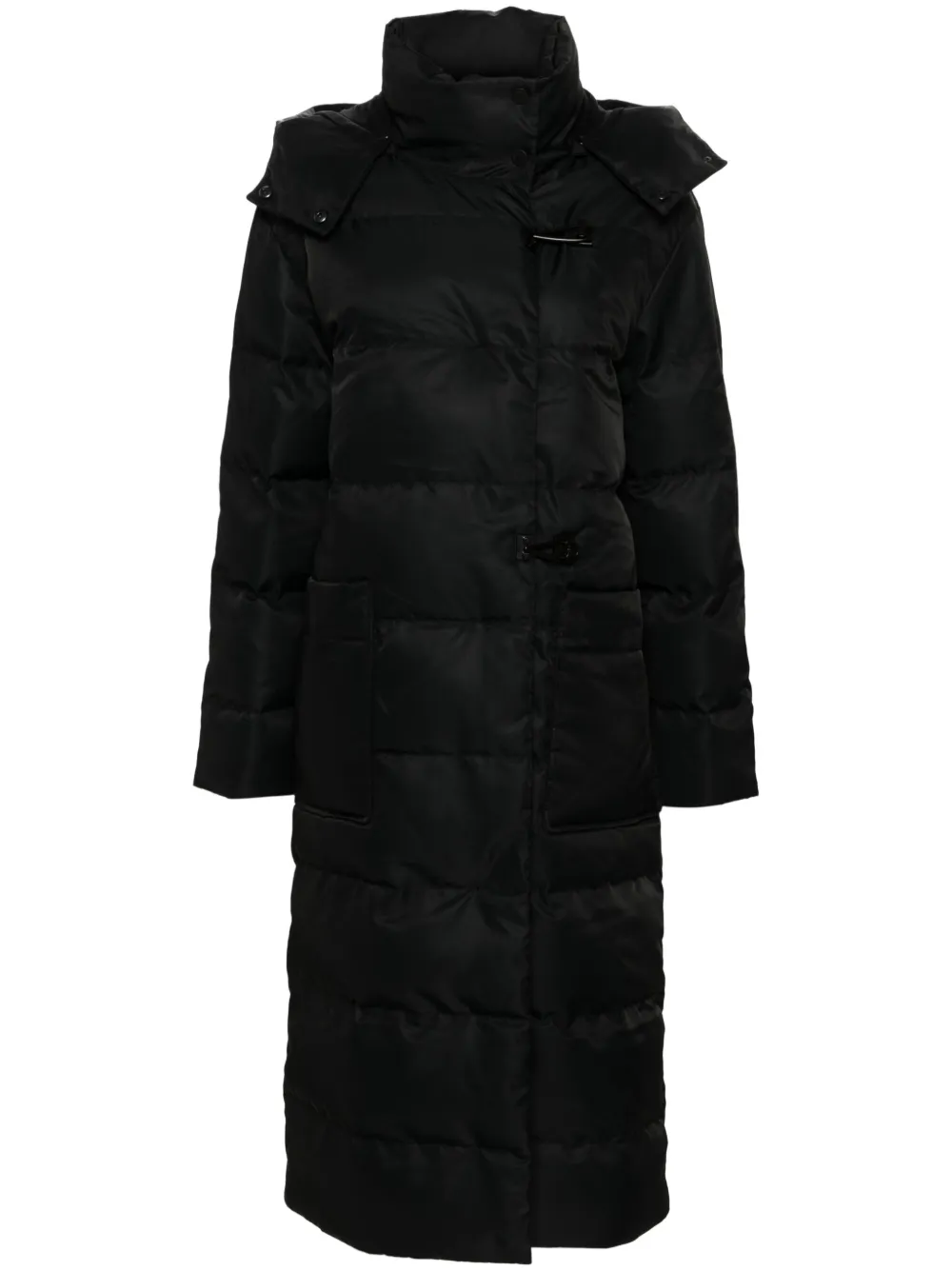 Allsaints Allana Padded Coat In Black