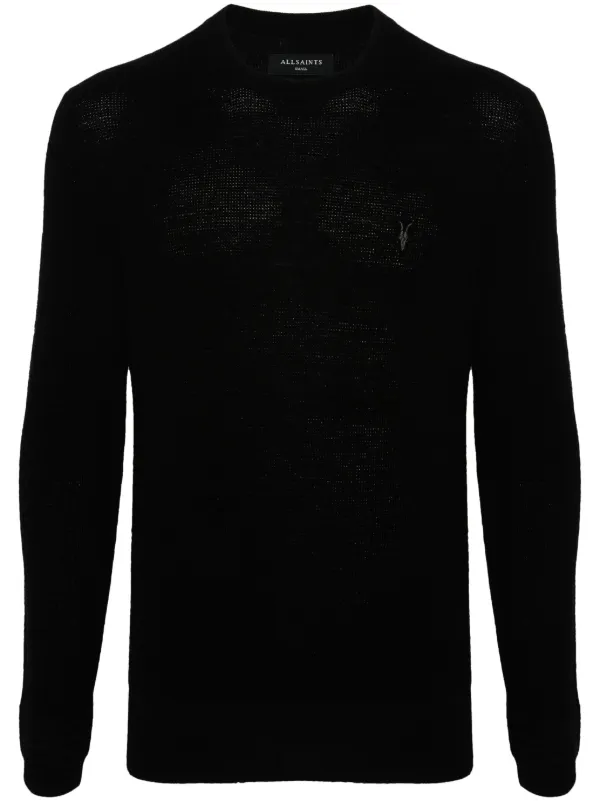 AllSaints Mode Wool Jumper Black FARFETCH AZ