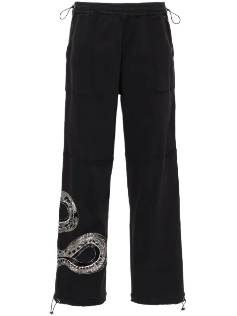 AllSaints Yas bead-detail twill trousers