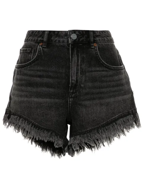 AllSaints Astrid denim frayed shorts 