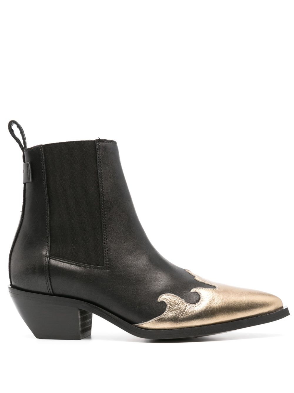 AllSaints Dellaware 60mm laarzen Zwart