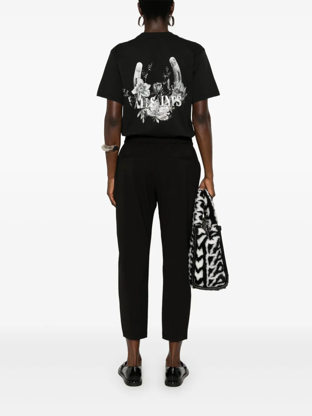AllSaints Fortuna T-shirt - Zwart