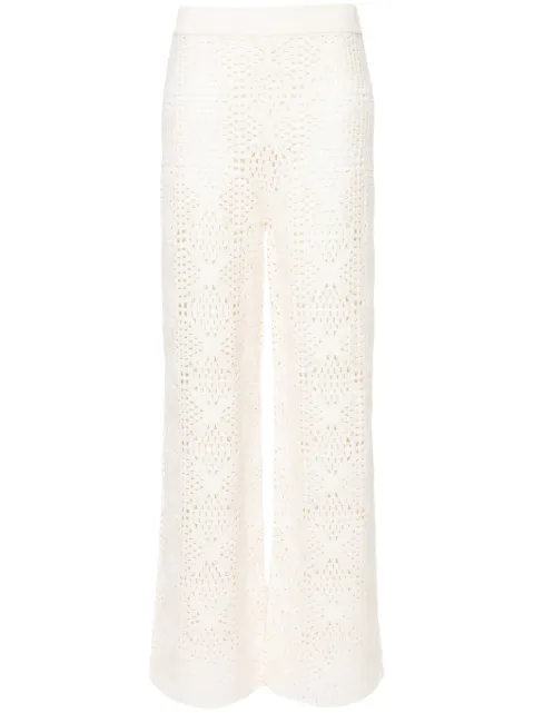 AllSaints Milly crochet straight trousers
