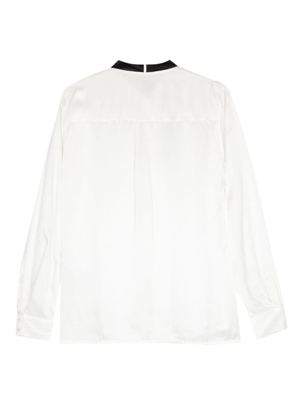 AllSaints Toni satijnen blouse - Wit