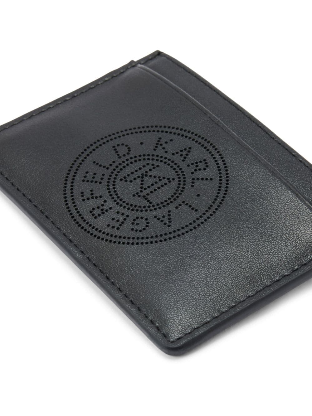 Shop Karl Lagerfeld K/circle Card Holder In Black