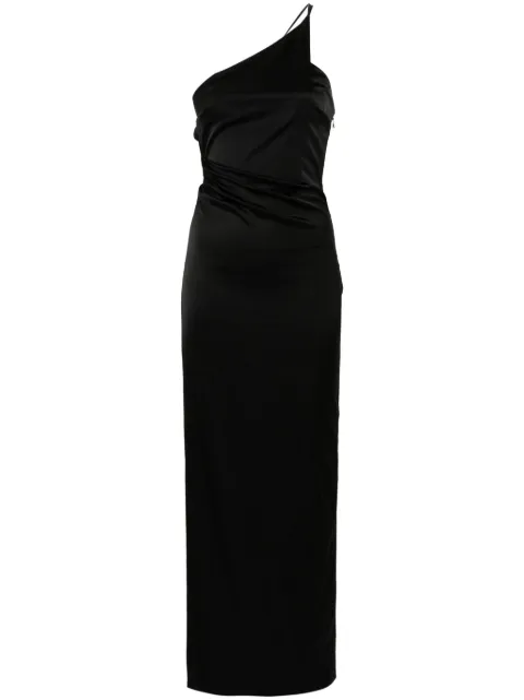 Patrizia Pepe asymmetric-design satin dress