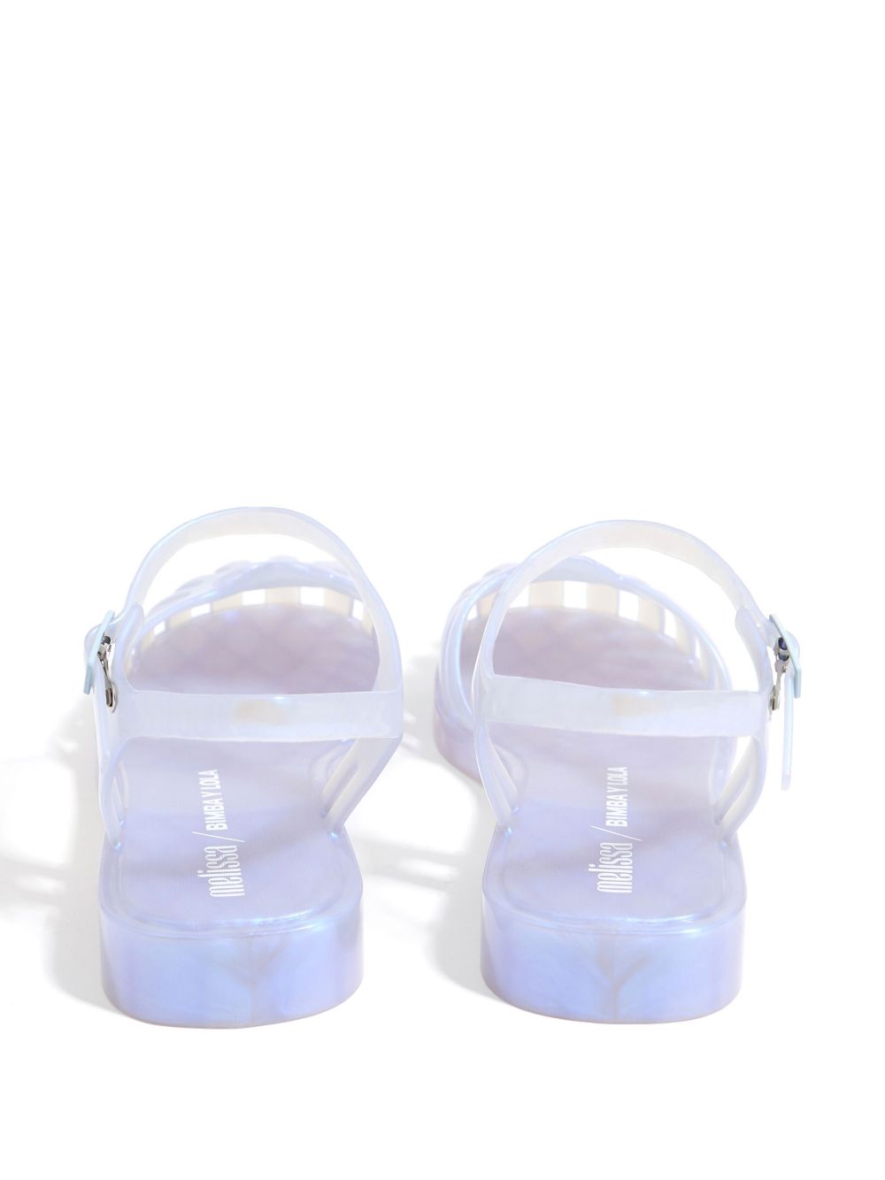 Bimba y Lola x Melissa caged jelly sandals Blue