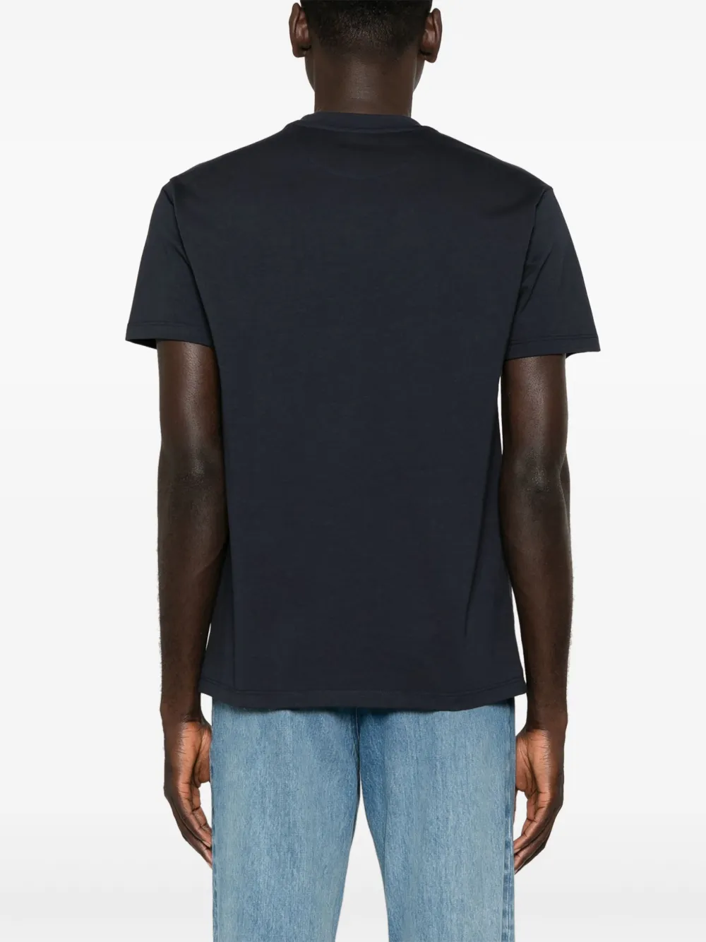 Valentino Garavani Katoenen T-shirt met ronde hals Blauw