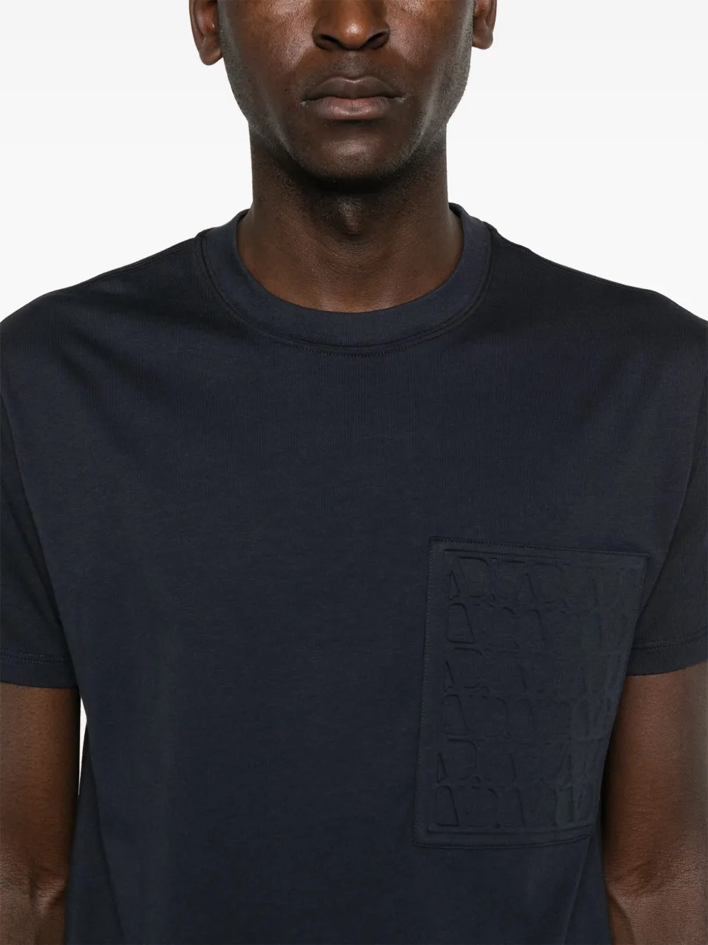 Valentino Garavani Katoenen T-shirt met ronde hals Blauw