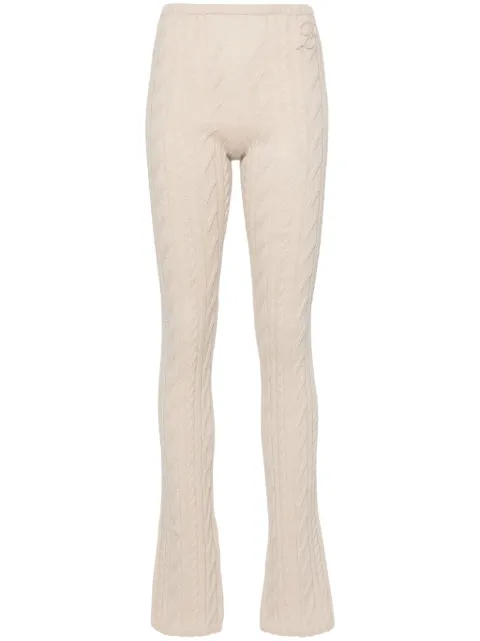 Blumarine pantalones en tejido de ochos