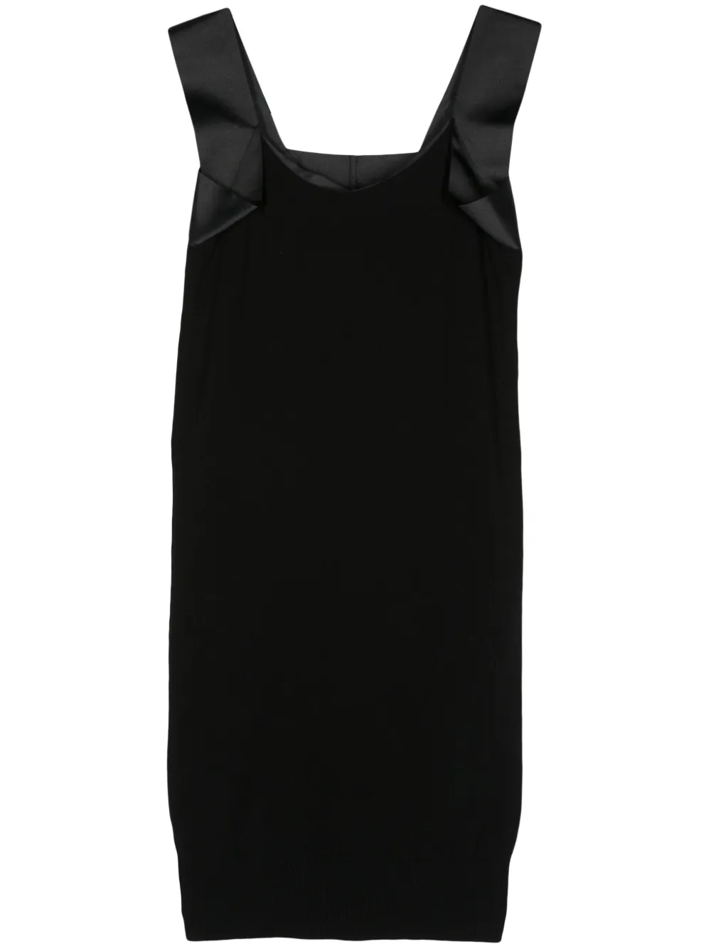 Pre-owned Vivienne Westwood 2017-2018s Round-neck Knitted Midi Dress In Black