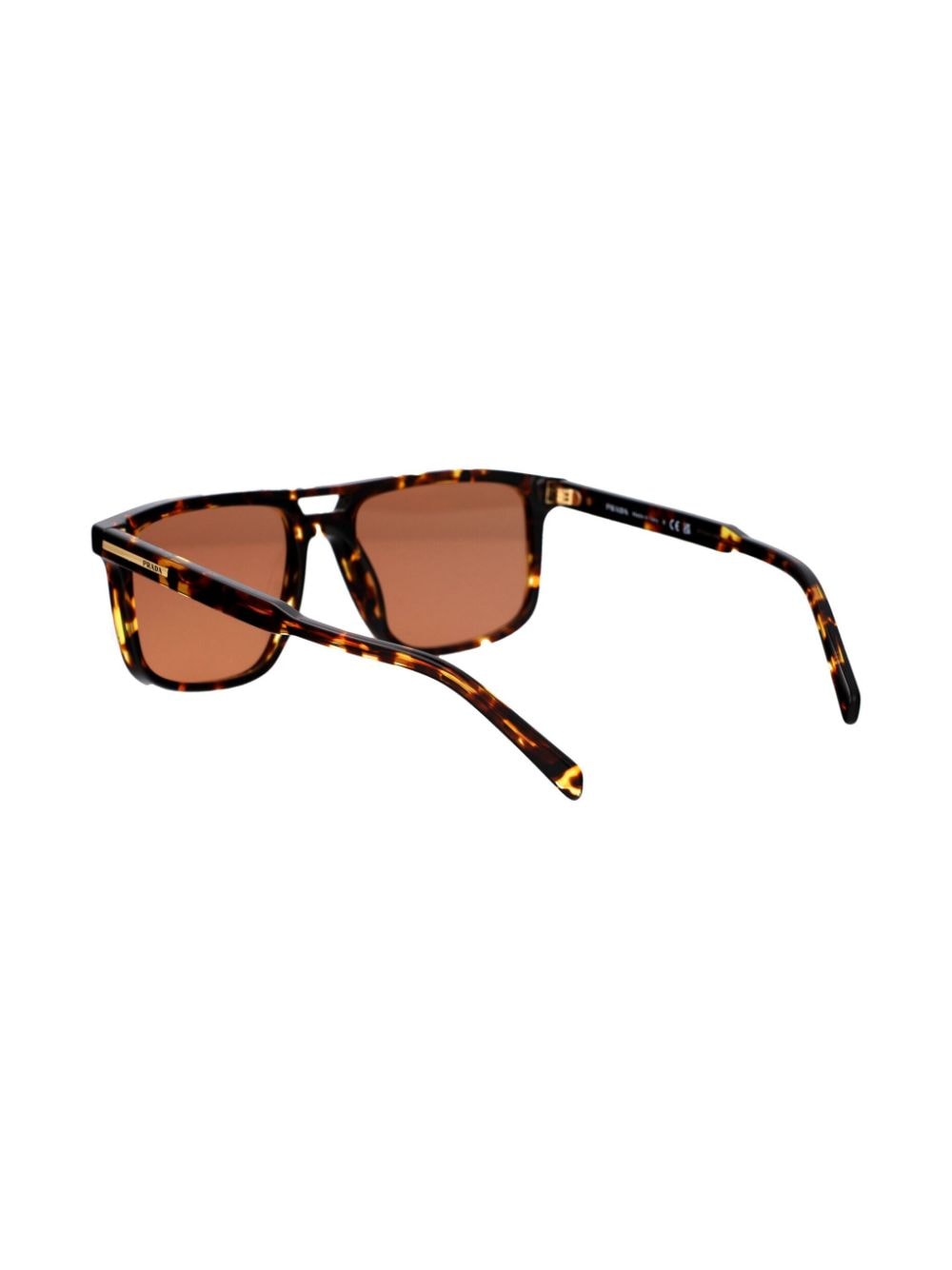 Shop Prada Square-frame Tortoiseshell Sunglasses In Brown