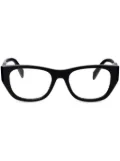 Prada Eyewear printed acetate glasses - Black