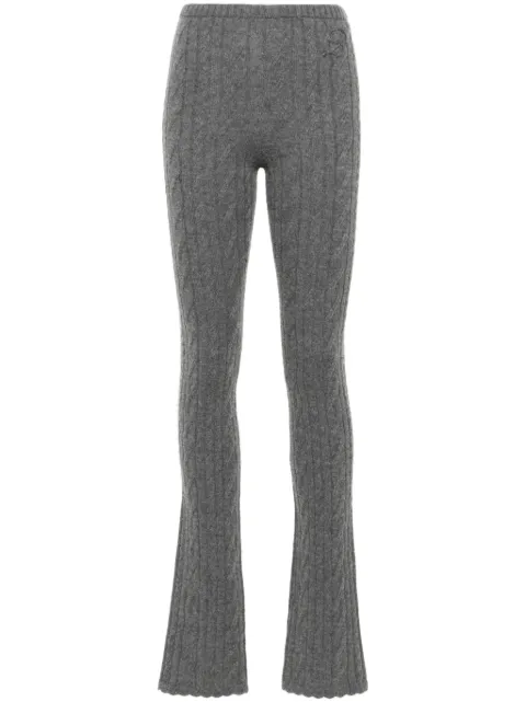 Blumarine pantalones en tejido de ochos