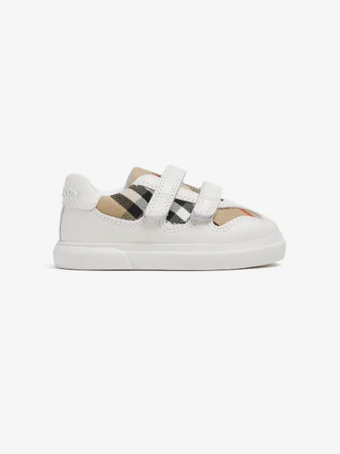 Burberry Kids Touch-strap sneakers