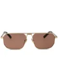 Prada Eyewear OPRA53S rectangle-frame sunglasses - Gold