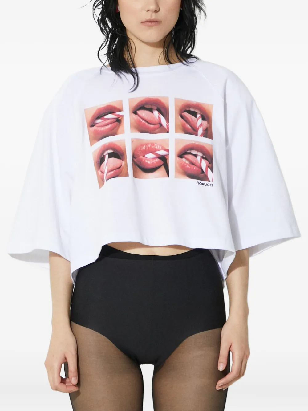 Fiorucci mouth-graphic T-shirt | T-Shirts | Image 2