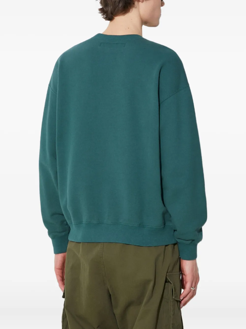 Neighborhood Sweater met logo Groen