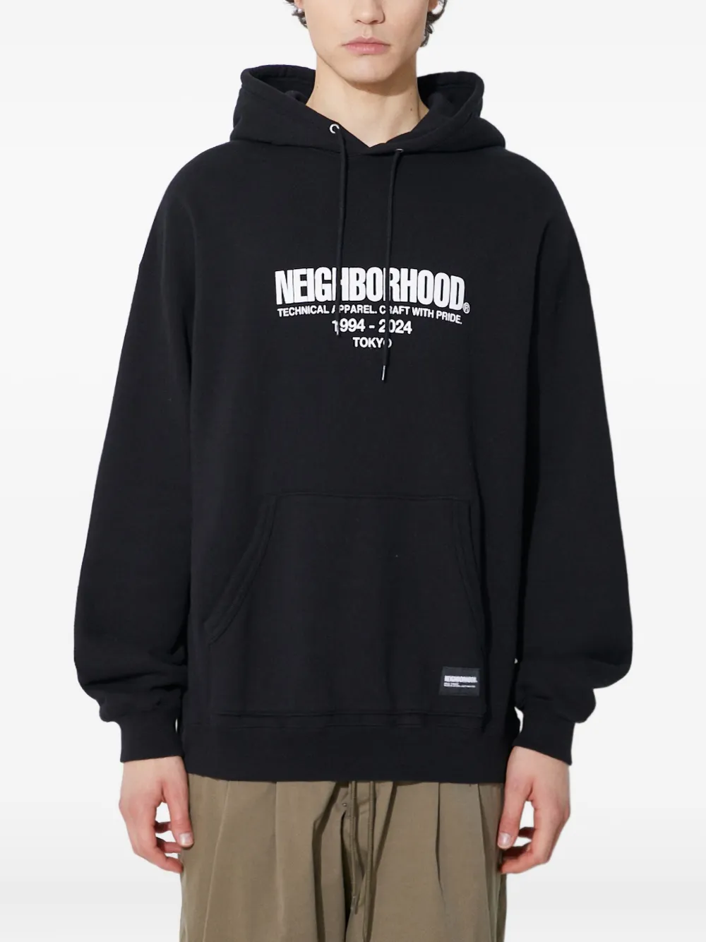 Neighborhood graphic hoodie | Black | Image 1