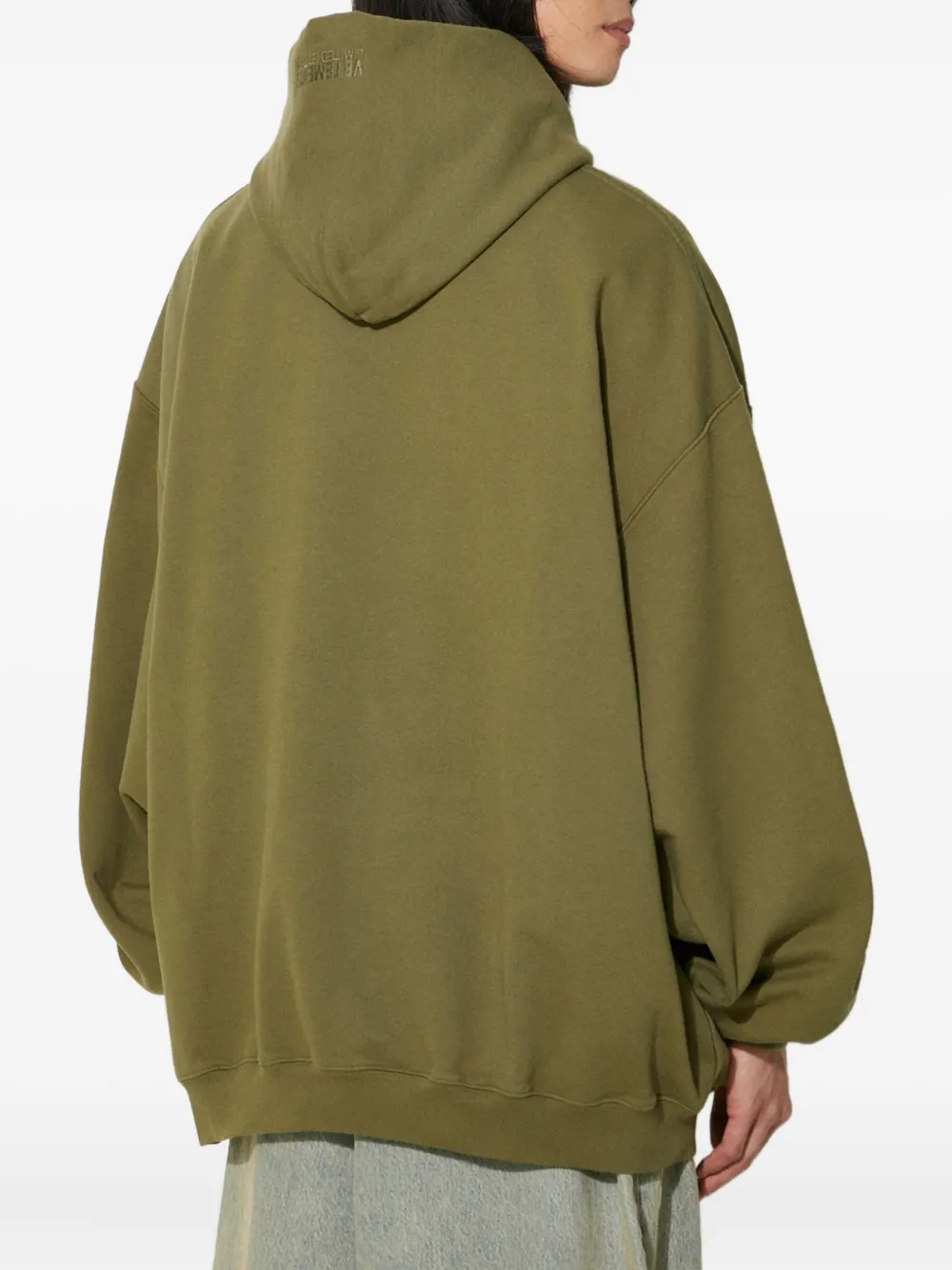 VETEMENTS Limited Edition hoodie met logo Groen