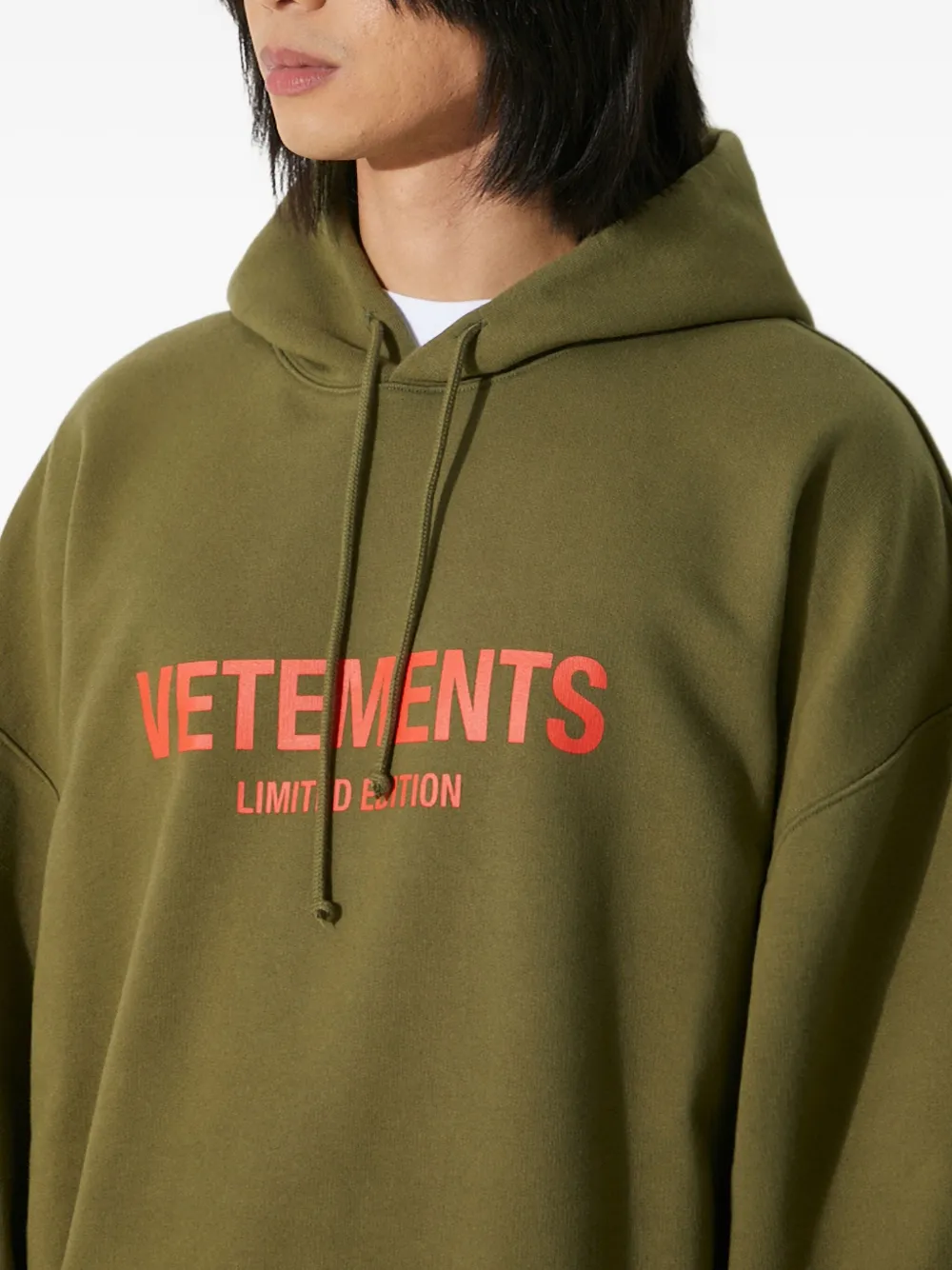VETEMENTS Limited Edition hoodie met logo Groen