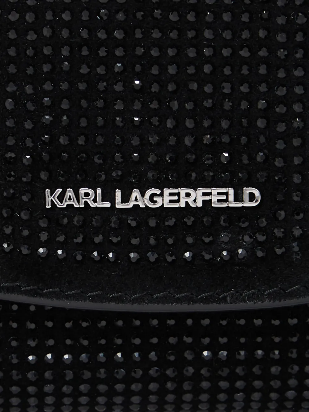 Karl Lagerfeld Bow kleine crossbodytas verfraaid met stras Zwart