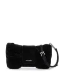 Karl Lagerfeld small Bow rhinestone-embellished cross body bag - Black