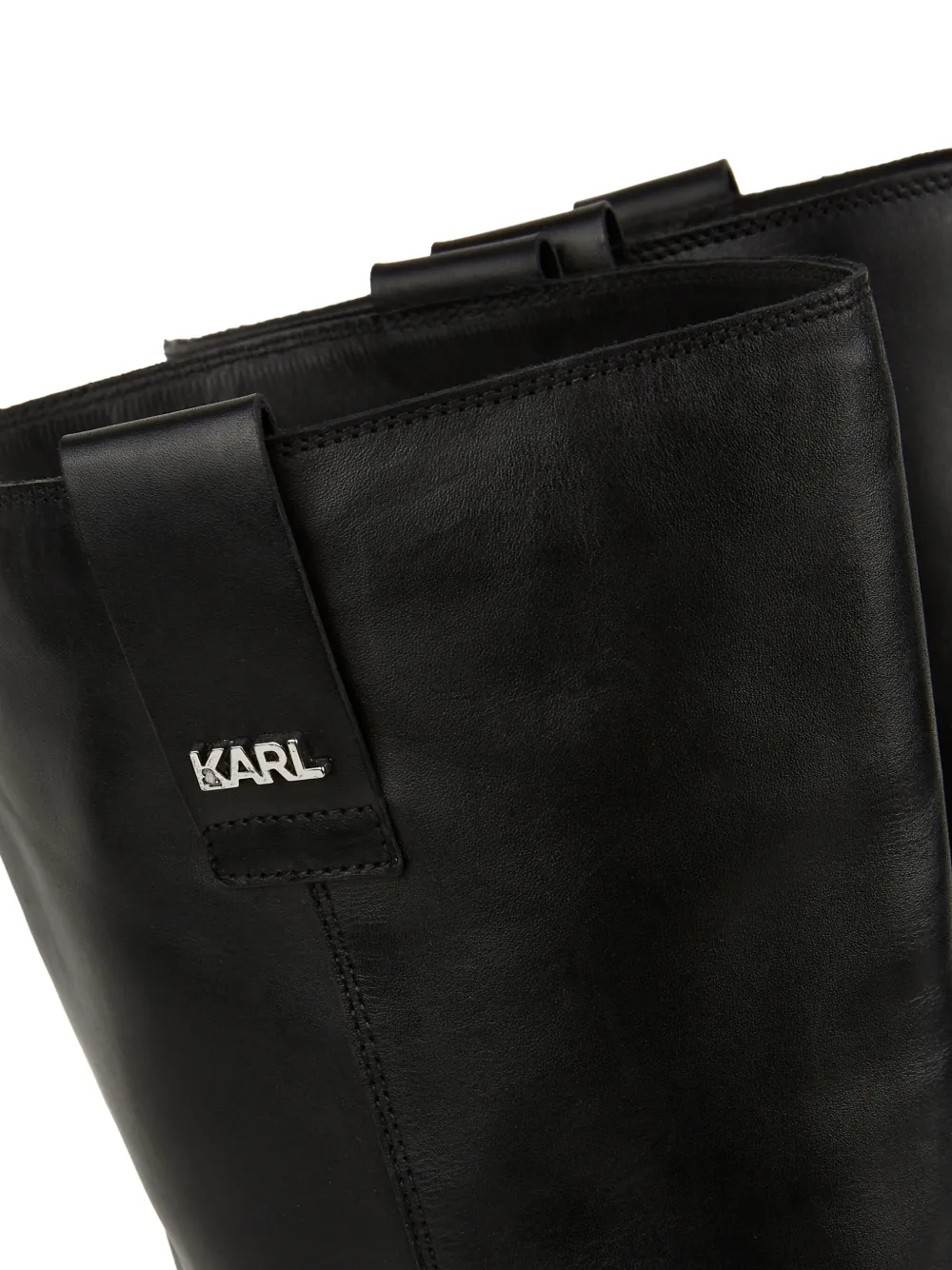 Karl Lagerfeld 55mm Brooklyn boots Black