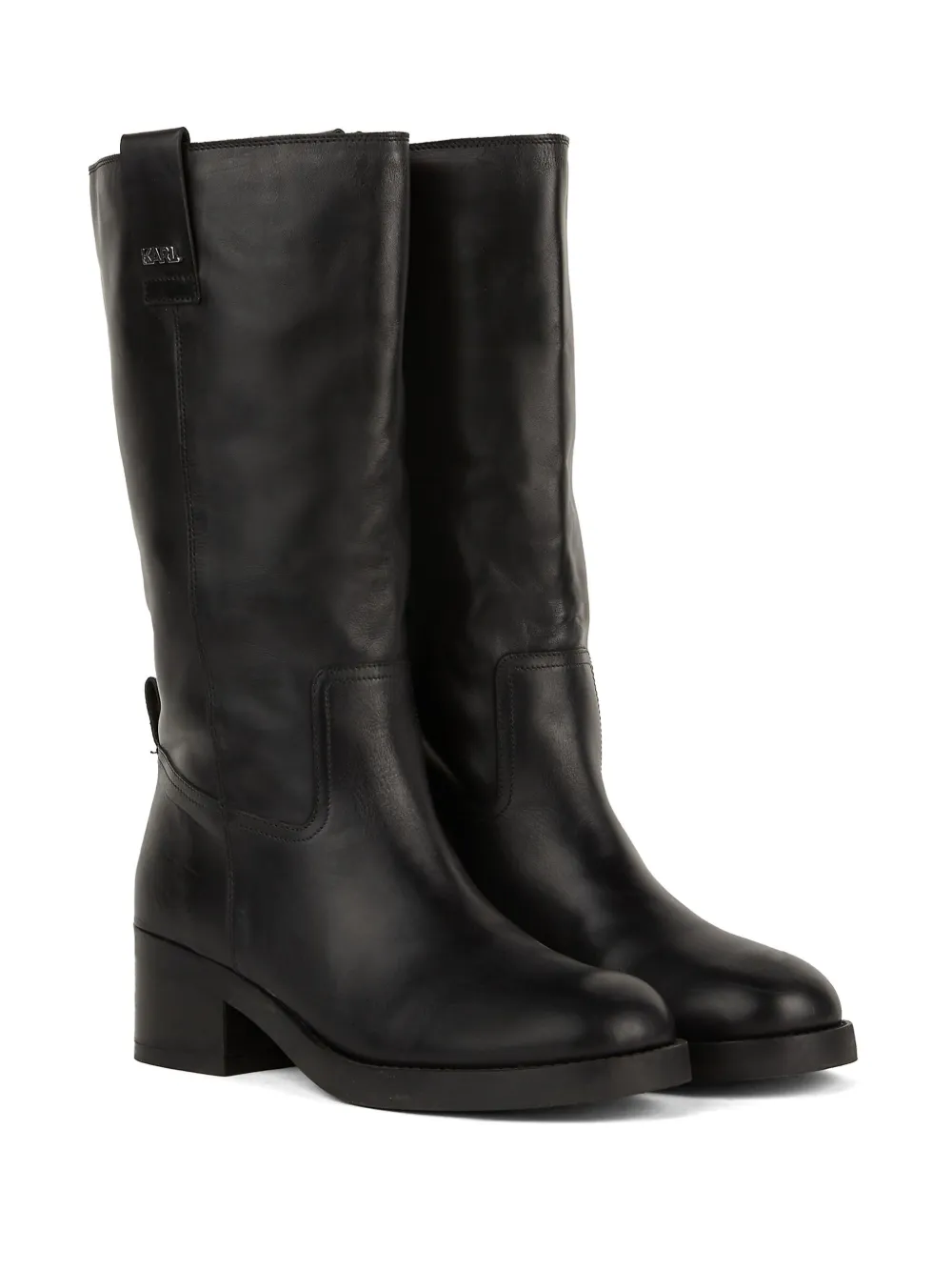 Karl Lagerfeld 55 mm Brooklyn laarzen - Zwart