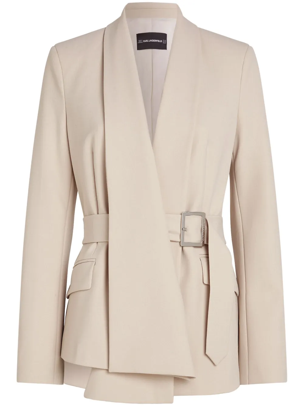 Karl Lagerfeld blazer con cinturón | neutro | Image 1