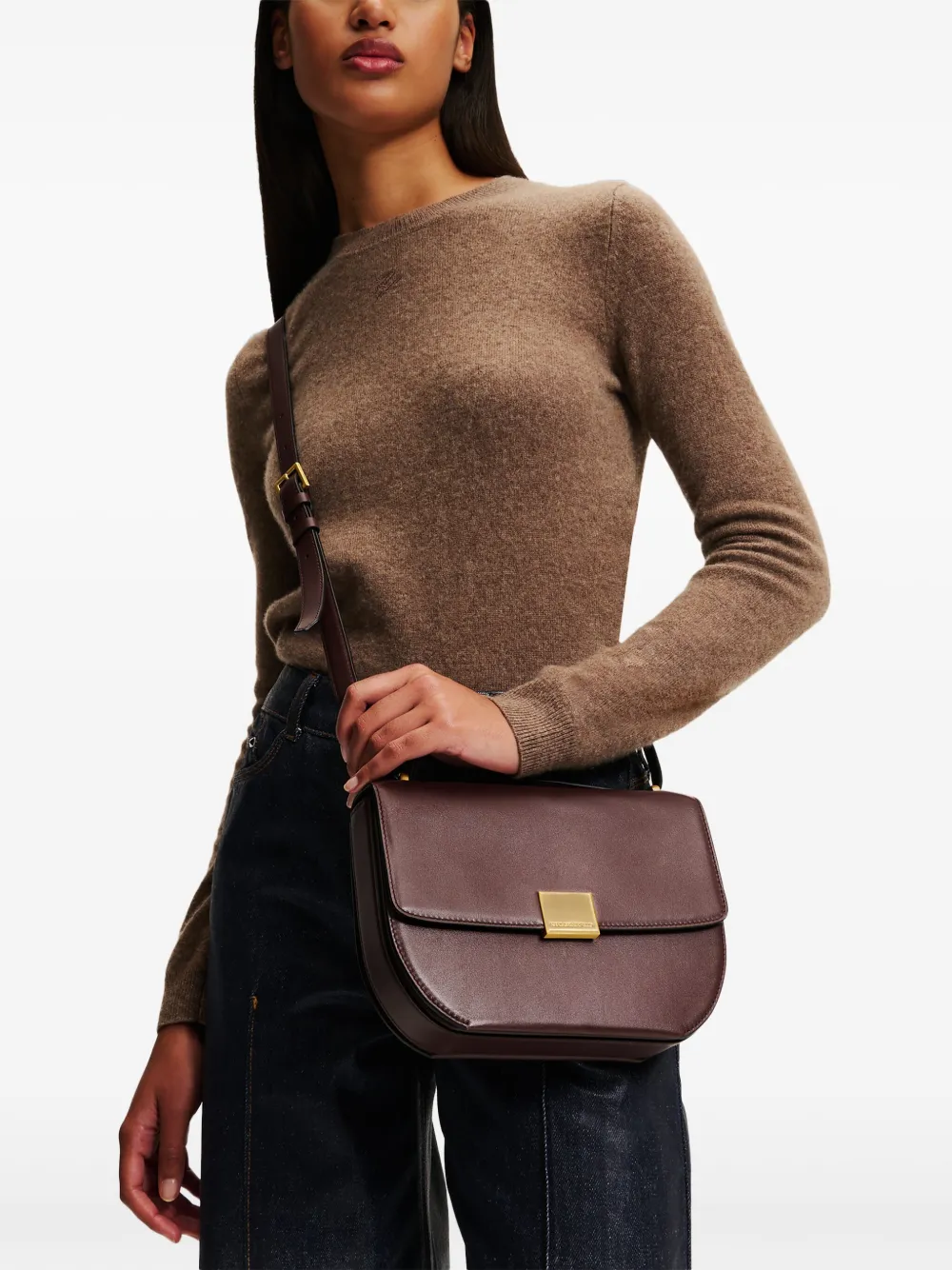 Karl Lagerfeld K Forever medium crossbodytas Bruin