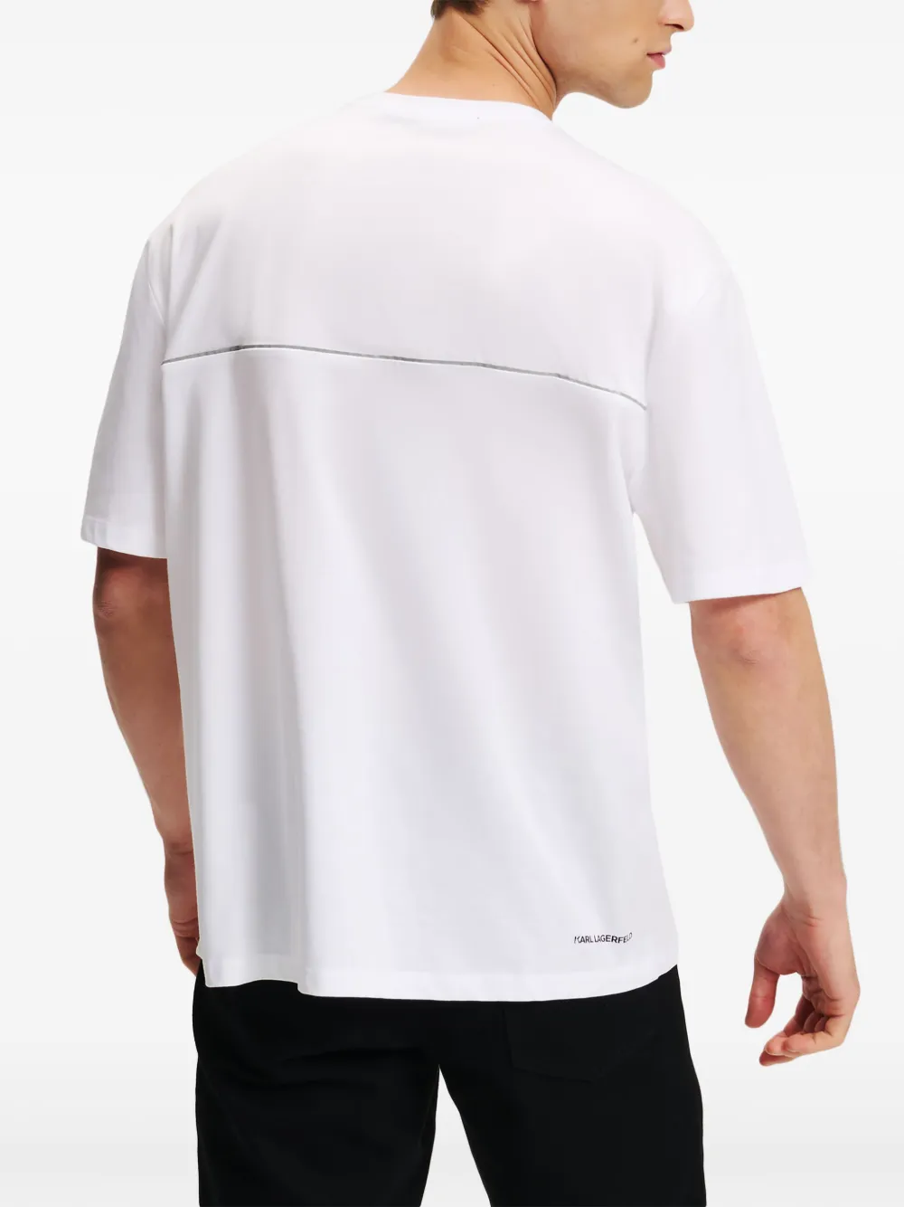 Karl Lagerfeld Logo-print T-shirt In White