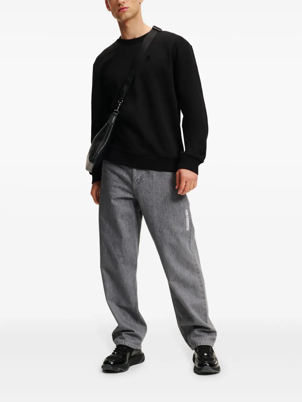 Karl Lagerfeld Kameo sweatshirt - Zwart