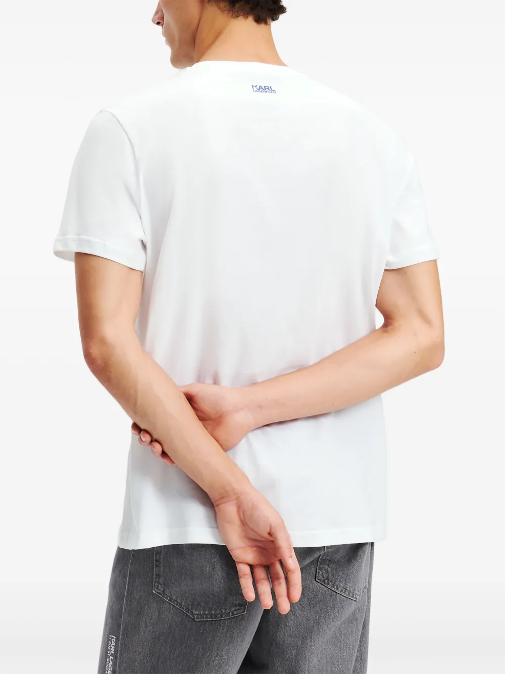 Karl Lagerfeld T-shirt met logo Wit