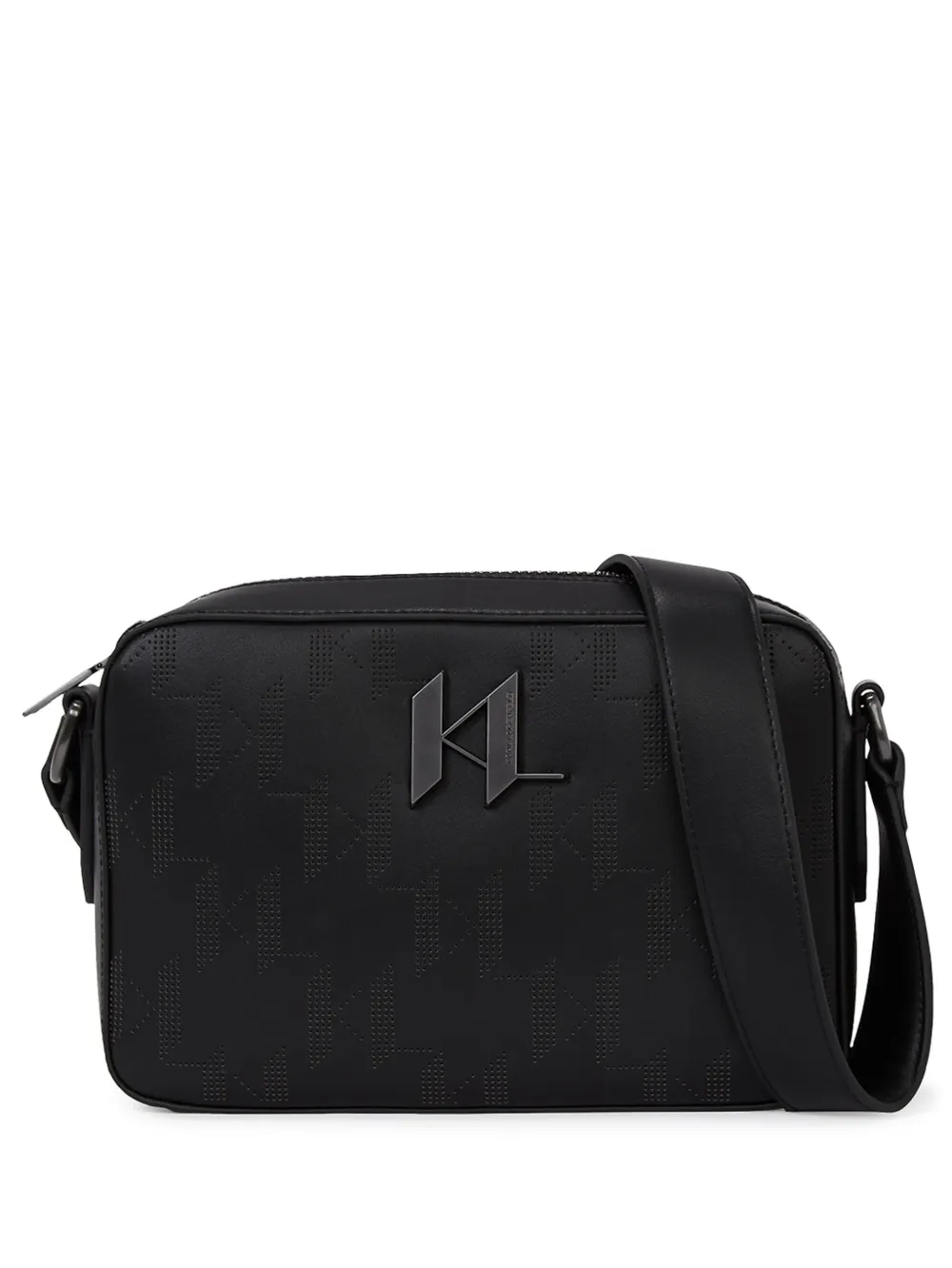 Karl Lagerfeld K Plak crossbodytas Zwart