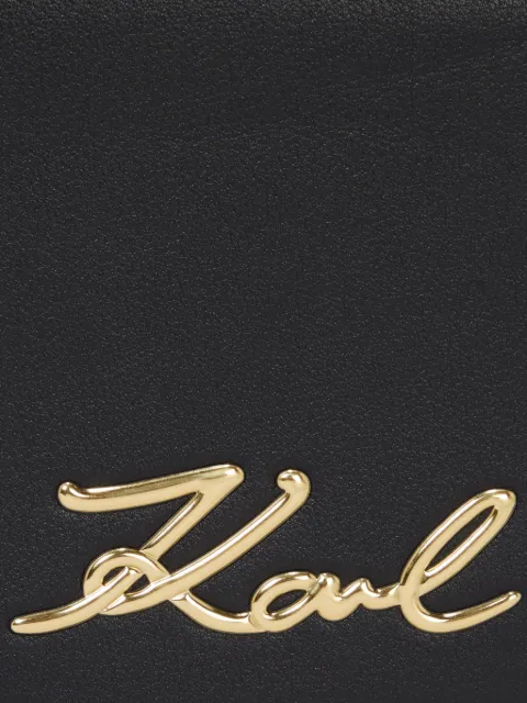 Karl Lagerfeld Signature leather shoulder bag 246W3297999 - 3