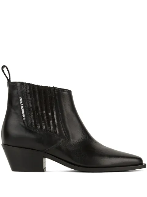 Karl Lagerfeld 50mm Kansas cowboy boots KLL33244 - 0