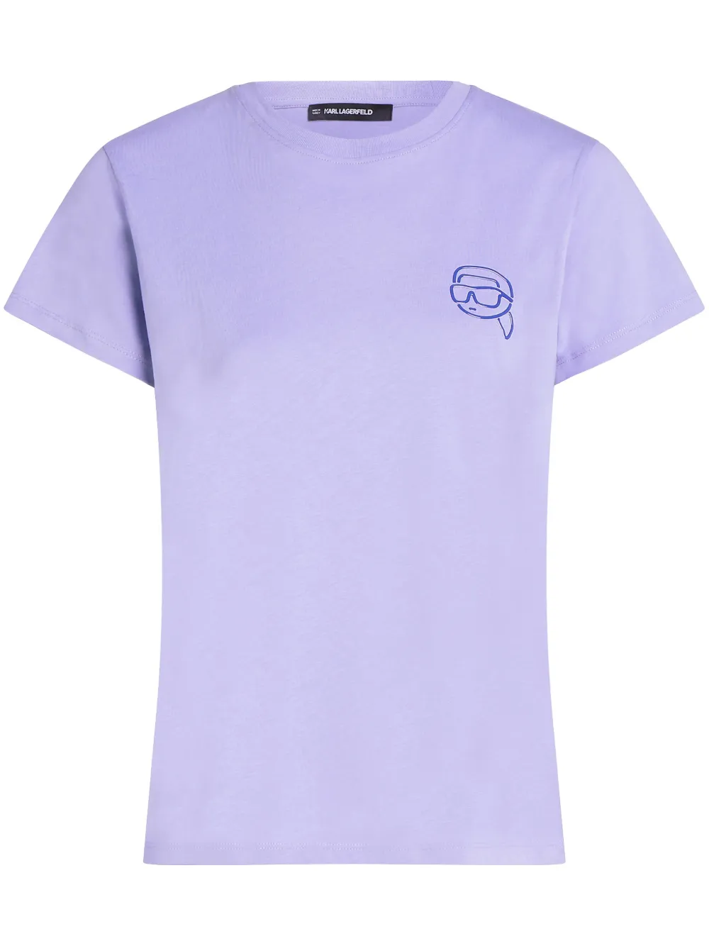 Shop Karl Lagerfeld Ikon Jelly T-shirt In Purple